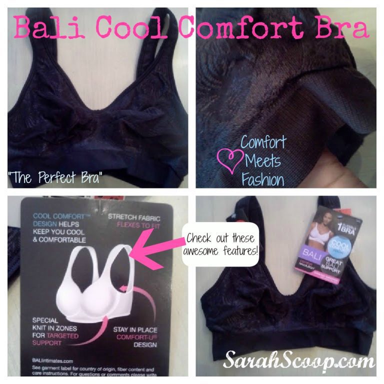 Bali Comfort Revolution Smart Sizes with Cool Comfort Design Wirefree bra Review & Giveaway