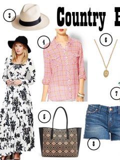 Summer country escape outfits.