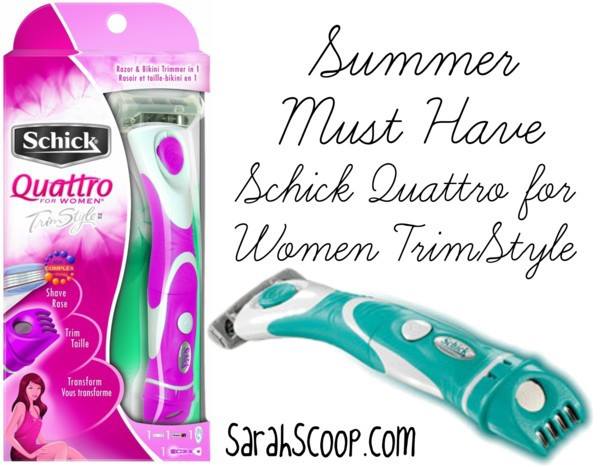 Summer Essential: Schick® Quattro for Women® TrimStyle®