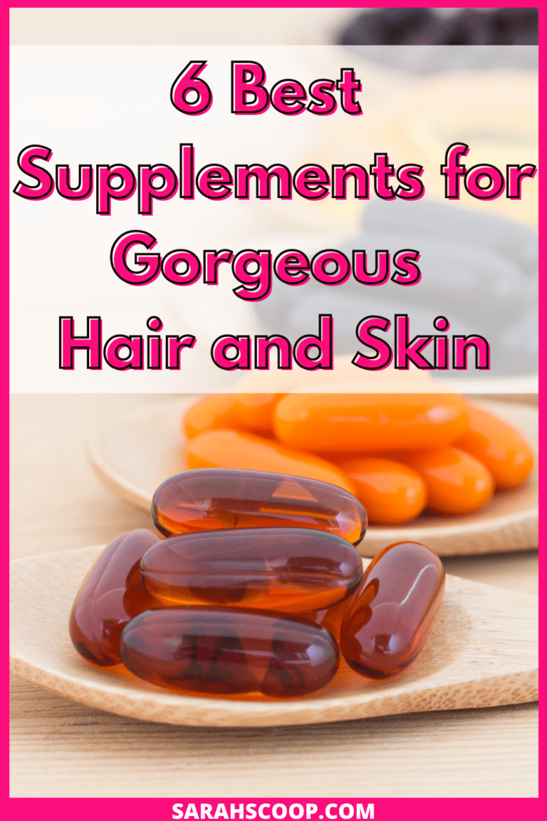 6 Best Supplements for Gorgeous Hair and Skin