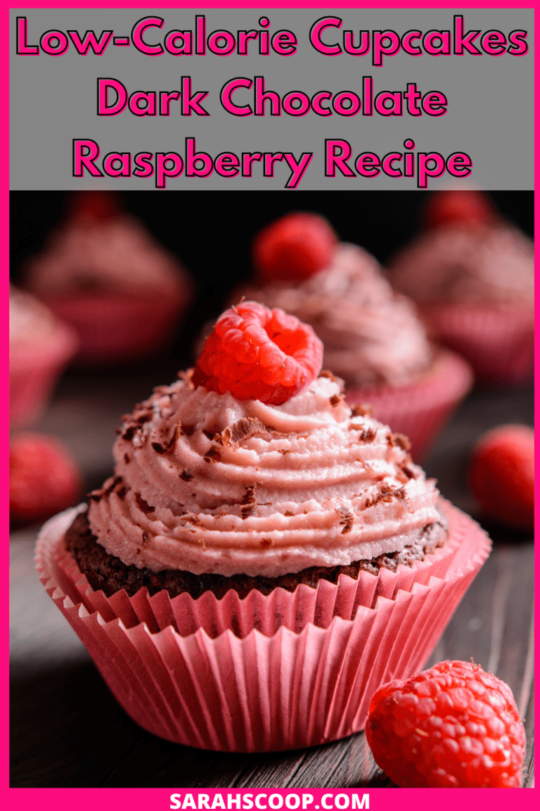 Low-Calorie Cupcakes Dark Chocolate Raspberry Recipe