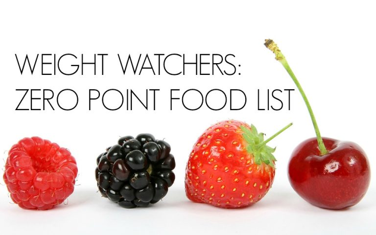 72 Zero Point Weight Watcher Foods