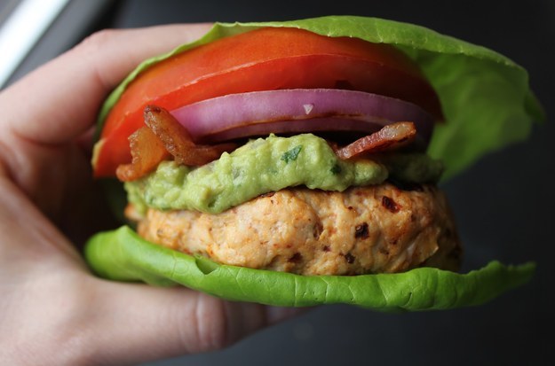 Chipotle Turkey Burgers with Guacamole