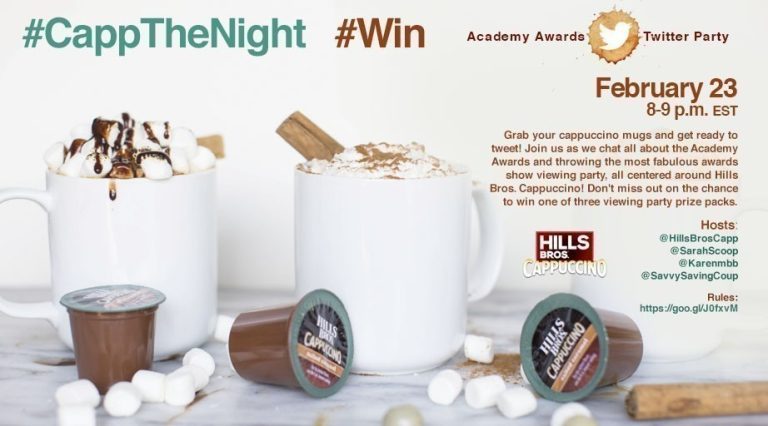 Mark Your Calendar for 2/23 and Join Me For the #CappTheNight Twitter Party (8-9pm EST) #win
