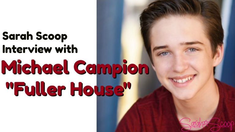 Exclusive Video Interview with Fuller House Star Michael Campion