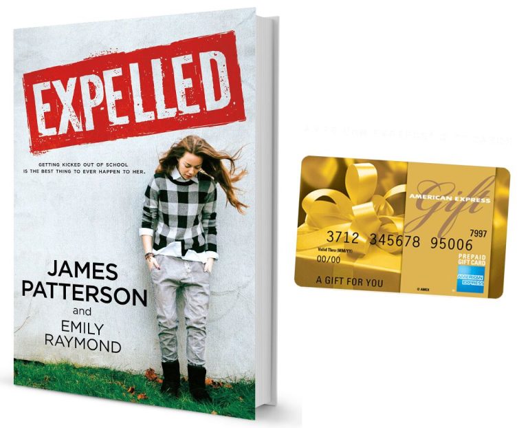 GIVEAWAY: Copy of Expelled Book by James Paterson + $100 Gift Card