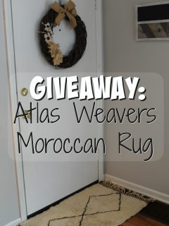 Moroccan rug giveaway by Atlas weaver.