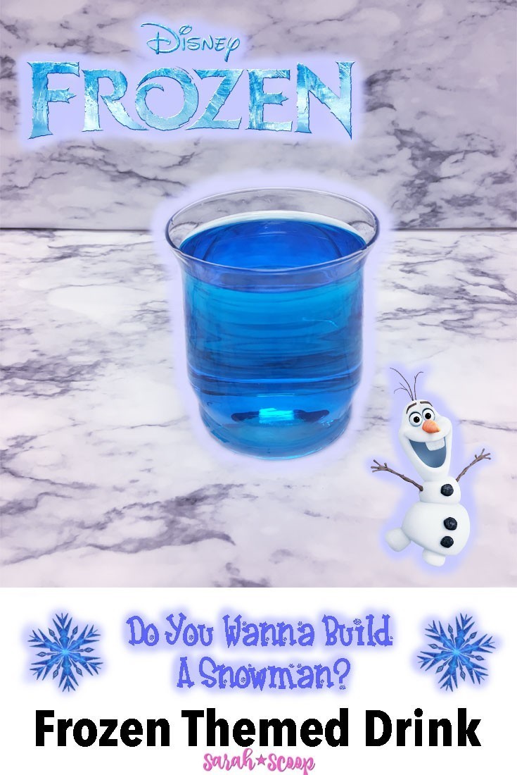 “Frozen” Movie Themed Drink Recipe