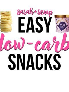 Low-carb snack ideas.