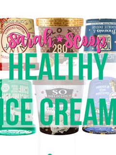 Low-calorie ice cream known as 'brunch scoopz'.