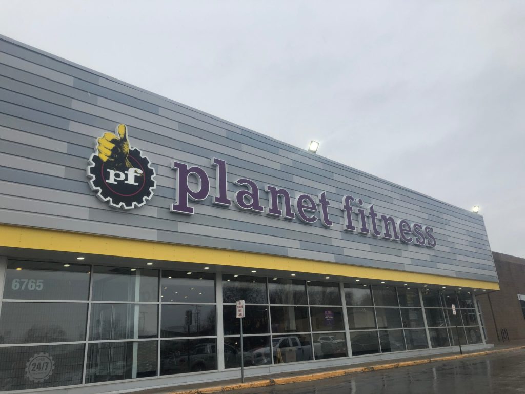 Outside of Planet Fitness