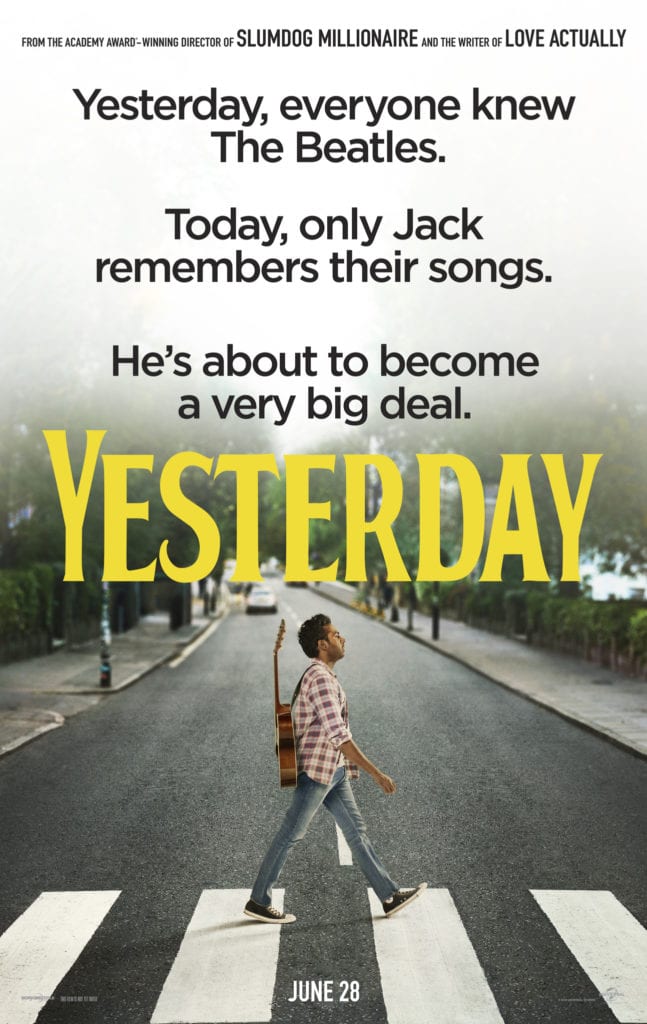 Poster for the new movie, Yesterday