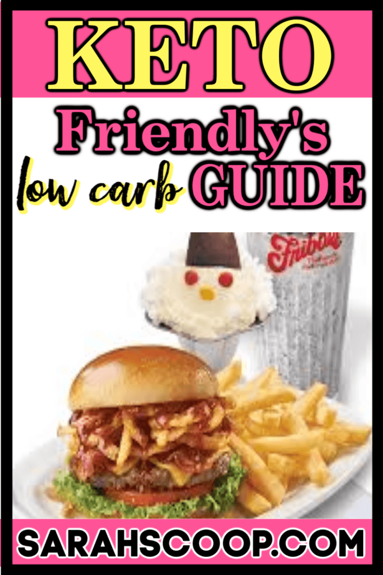 Friendly’s Low Carb – Keto Diet Guide