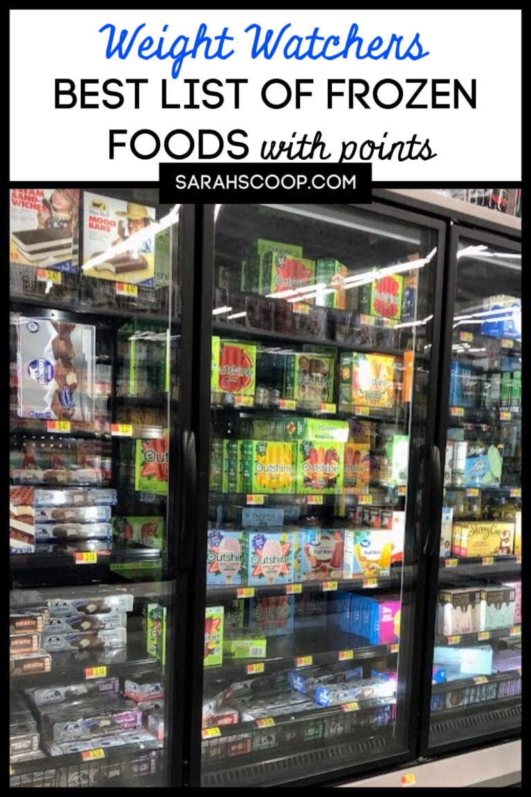BEST List of Weight Watchers Friendly Frozen Foods with Points