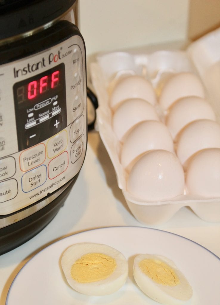 Instant Pot Hard Boiled Eggs finished