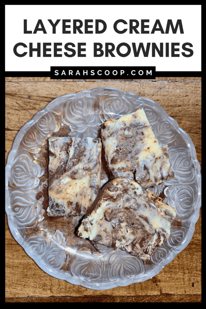 Cream cheese brownies pinterest