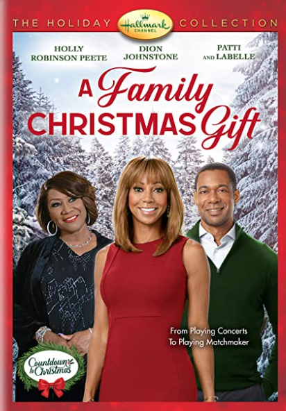A festive family christmas gift DVD cover featuring singing.