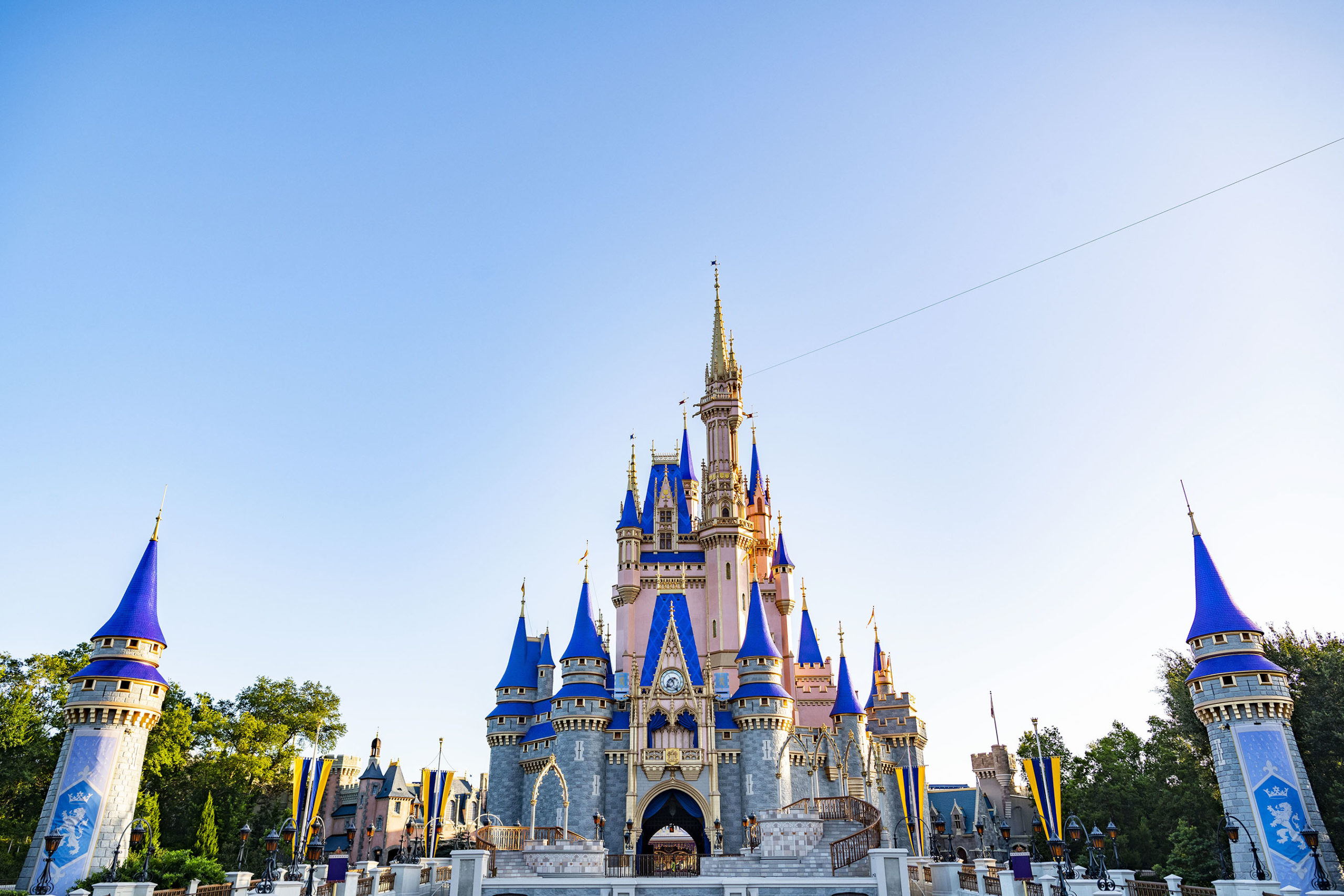 Cinderella castle, an essential Disney World landmark.