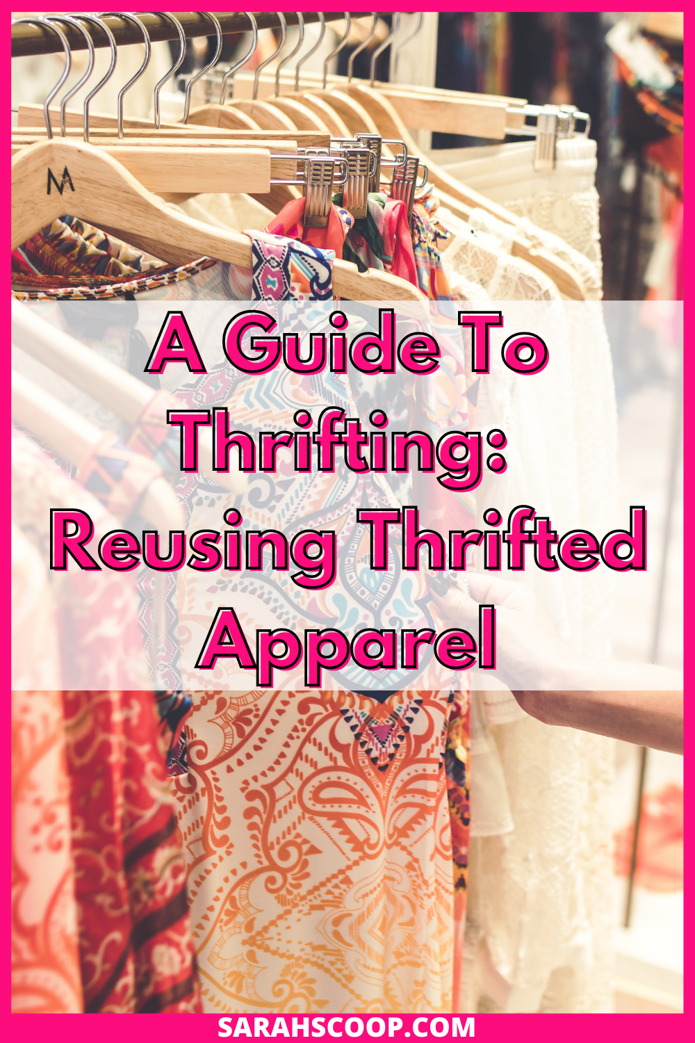 A guide to thrifting and reusing thrifted apparel.