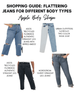 Shopping Guide: Flattering Jeans for Different Body Types | Sarah Scoop