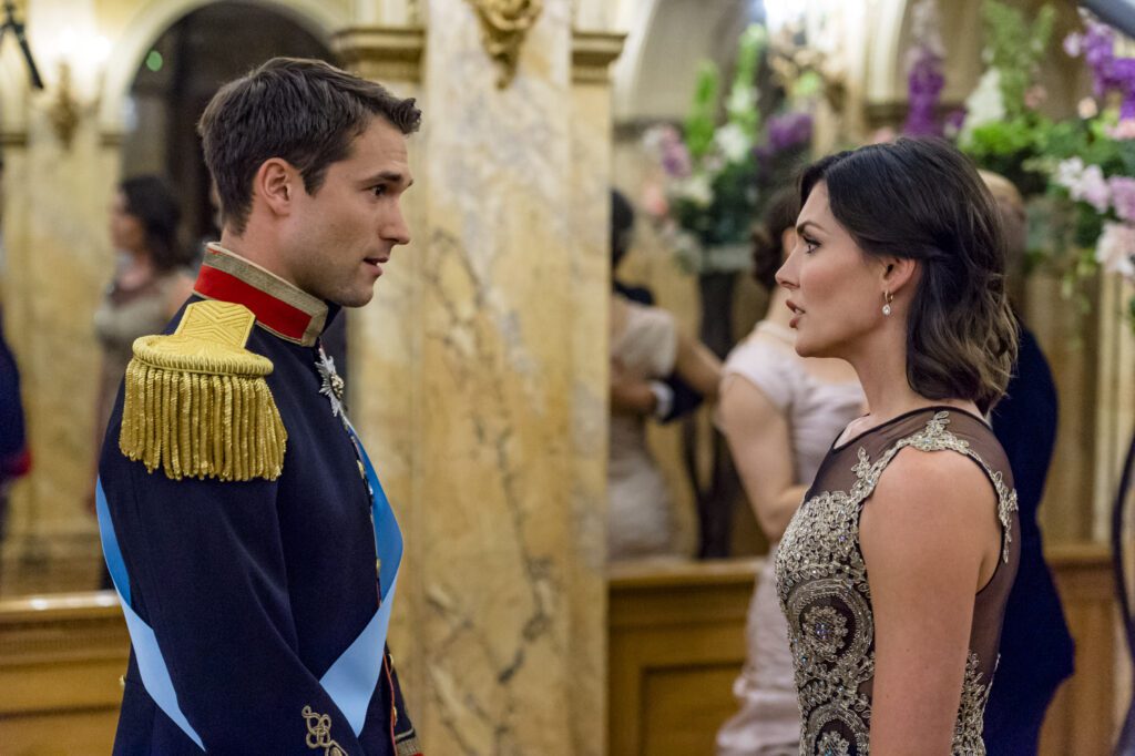 taylor cole and jack turner in the hallmark movie my summer prince