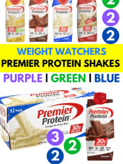Weight watchers premier protein shakes for weight loss.