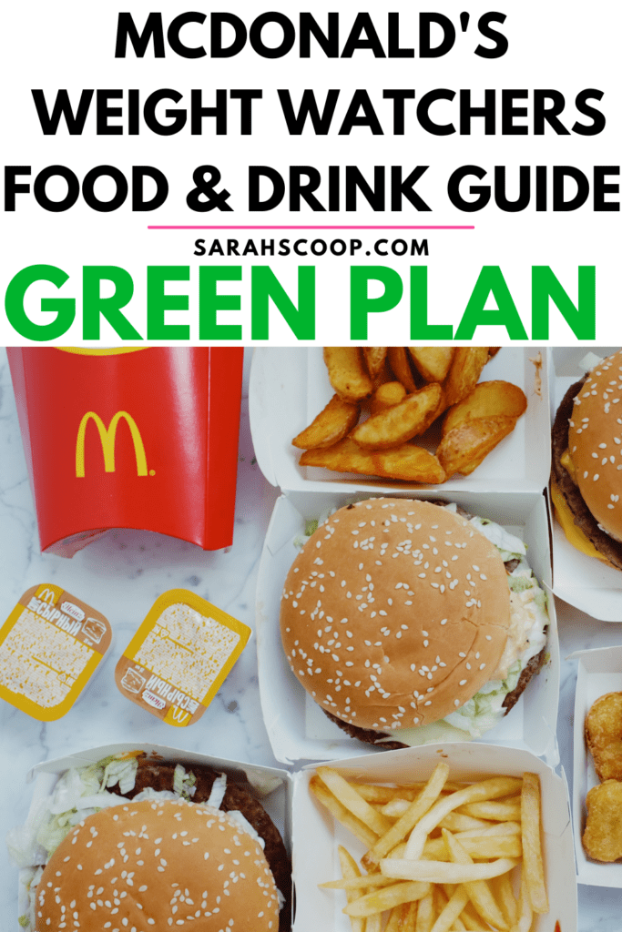 McDonald's Weight Watchers Green Plan