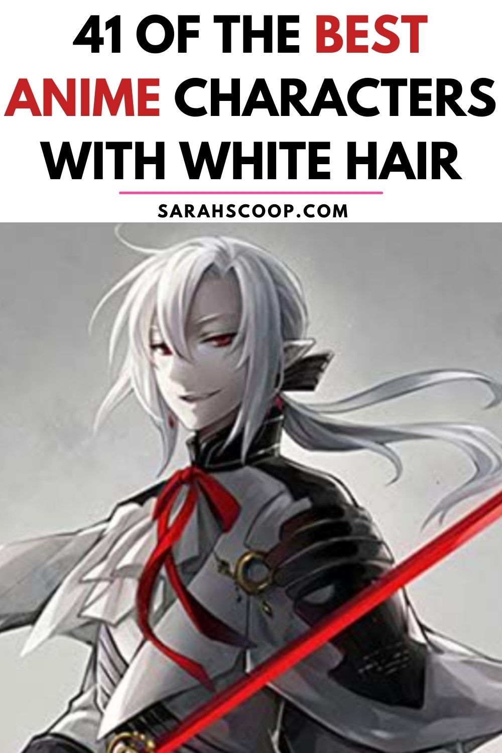 Top 50 Best White Haired Anime Characters Of All Time