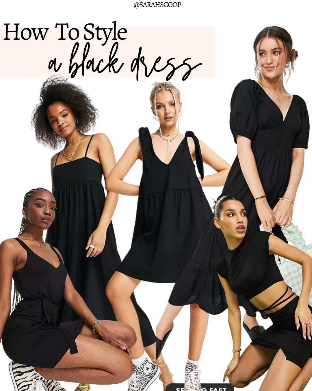 how to dress up a black dress