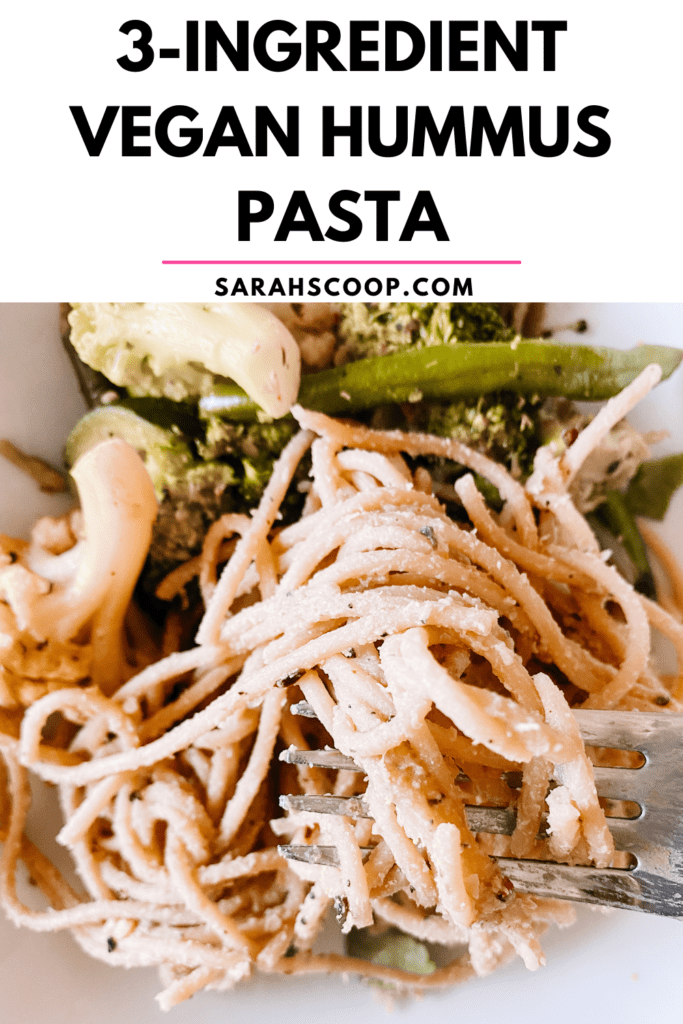 3 ingredient vegan hummus pasta recipe pinterest photo