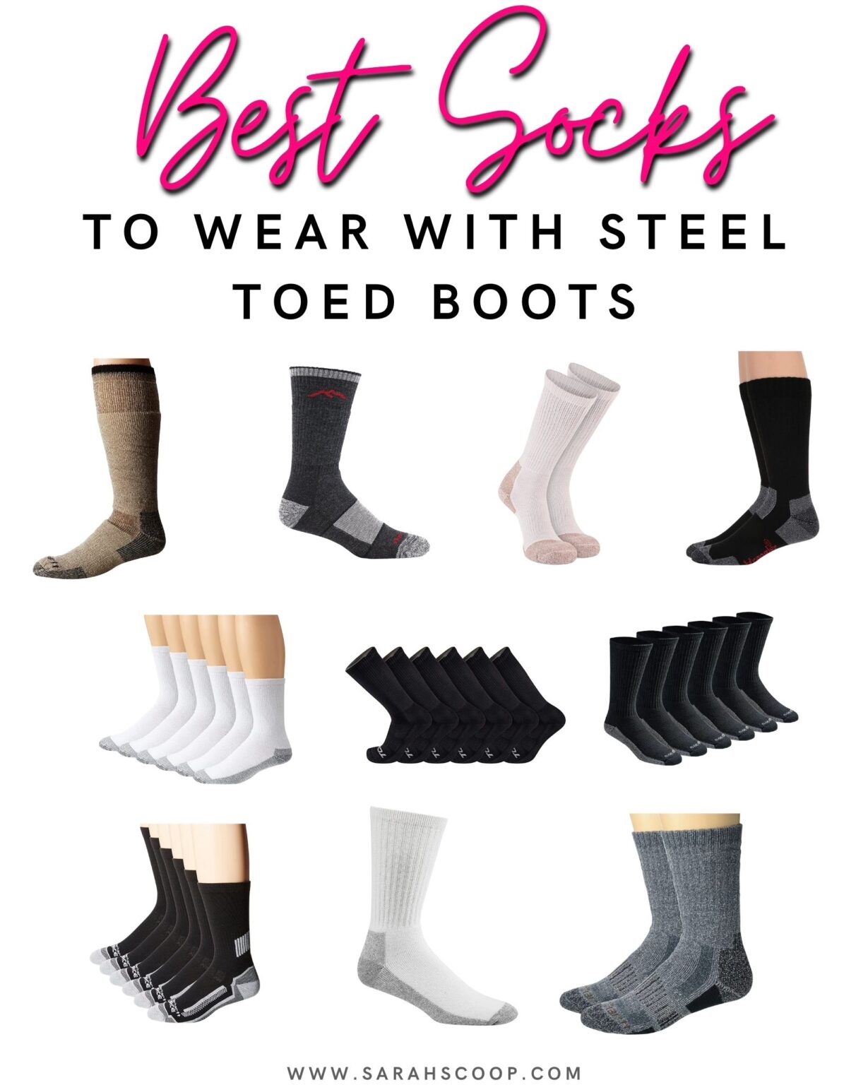 10 Best Socks to Wear With Steel Toed Boots | Sarah Scoop