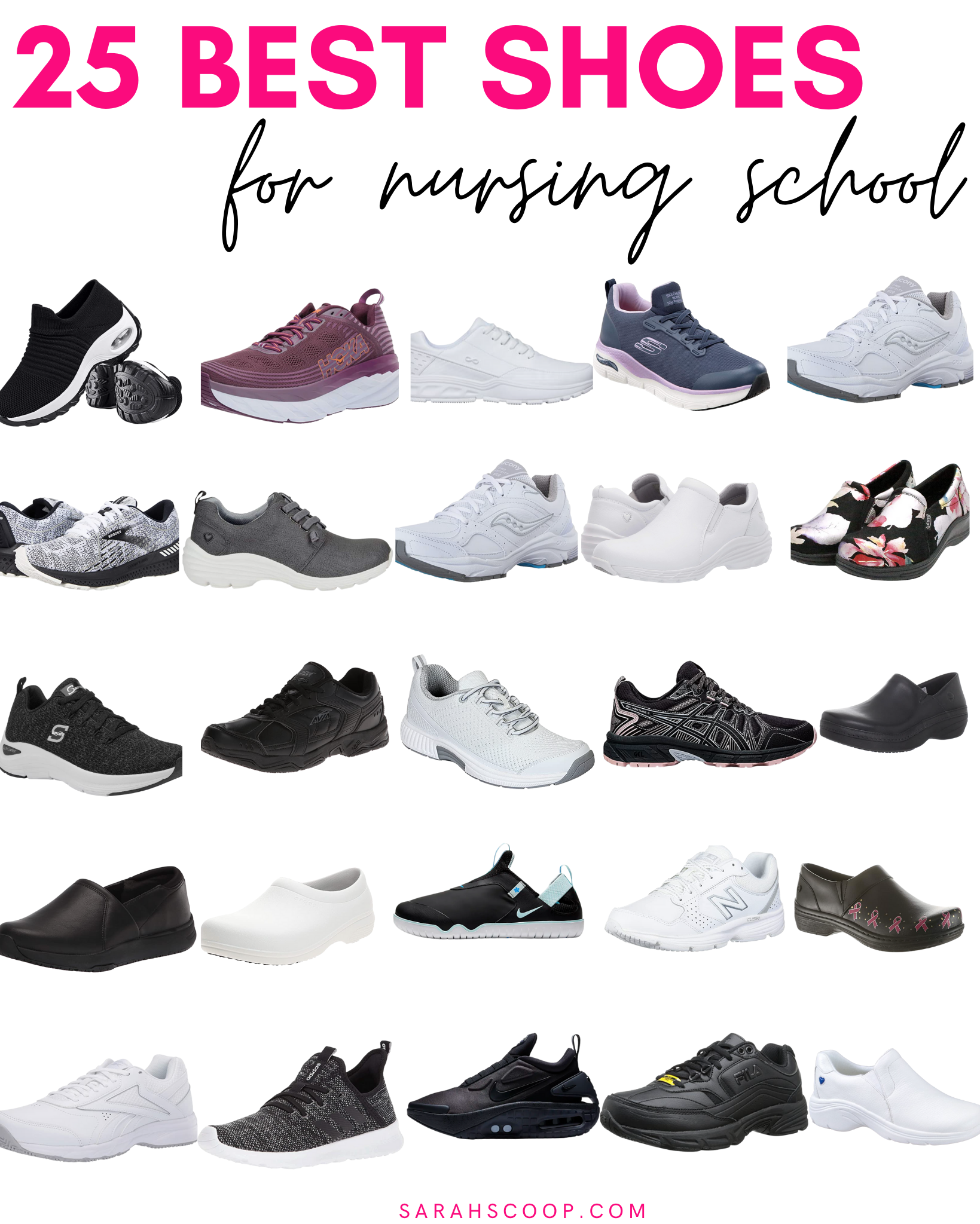 25+ Best Shoes For Nursing School [2022] - Sarah Scoop