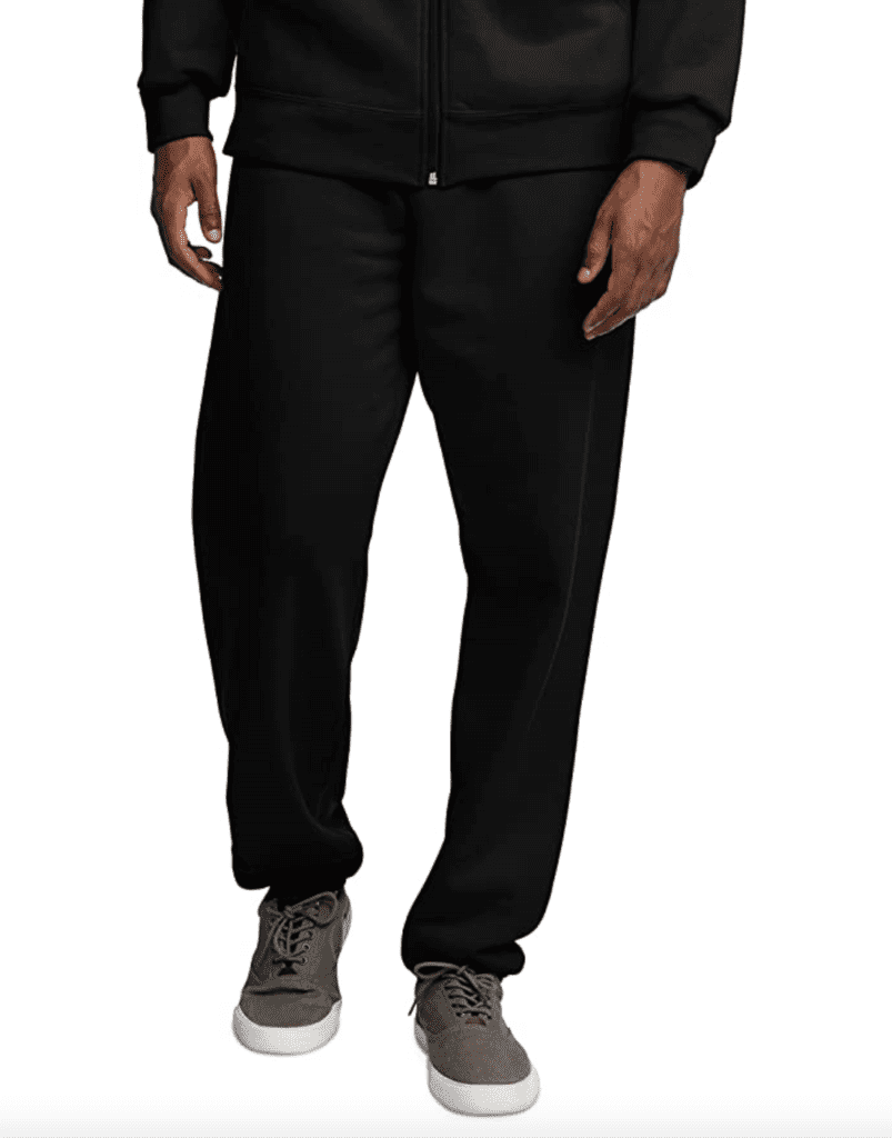 LACSINMO Men's Jogger Pants Elastic Running Pants Breathable Training Sweatpants with 3 Zipper Pockets 
