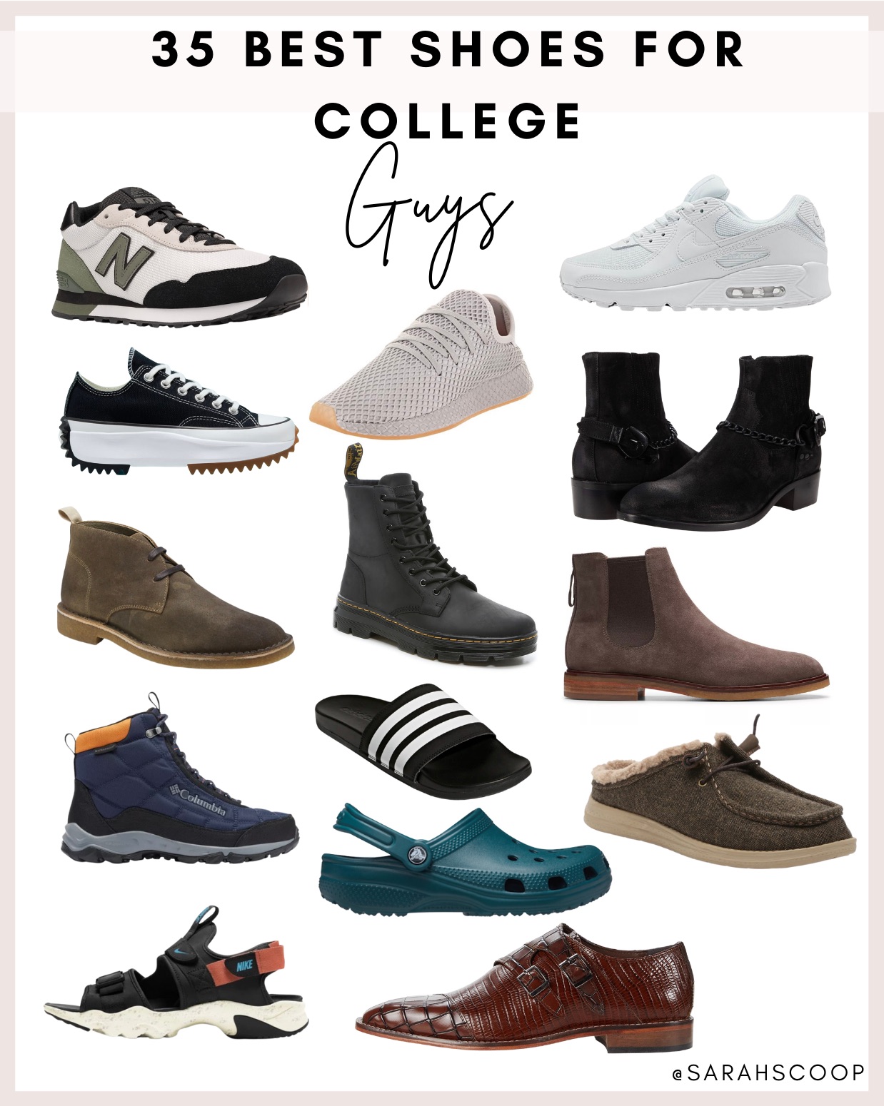 The 35 Best Shoes For College Guys - Sarah Scoop