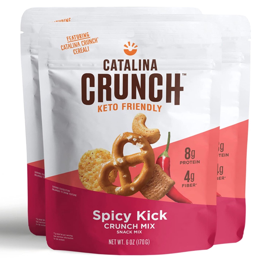 Catalina Crunch Mix Spicy Kick Keto Snack Mix: best keto snacks to buy on Amazon