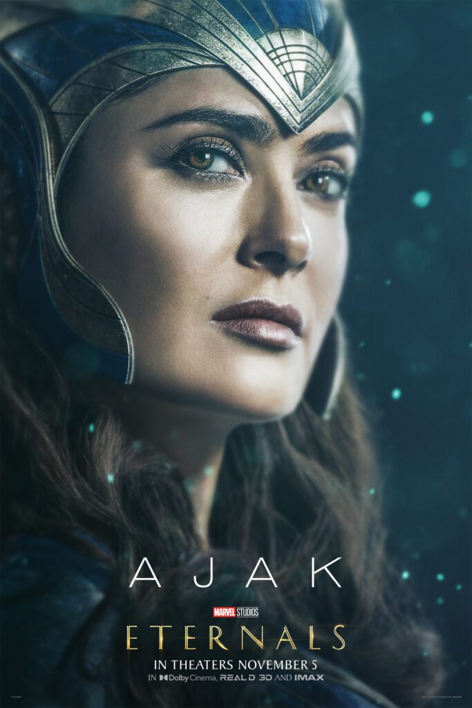 Ajak Character Poster for ETERNALS.