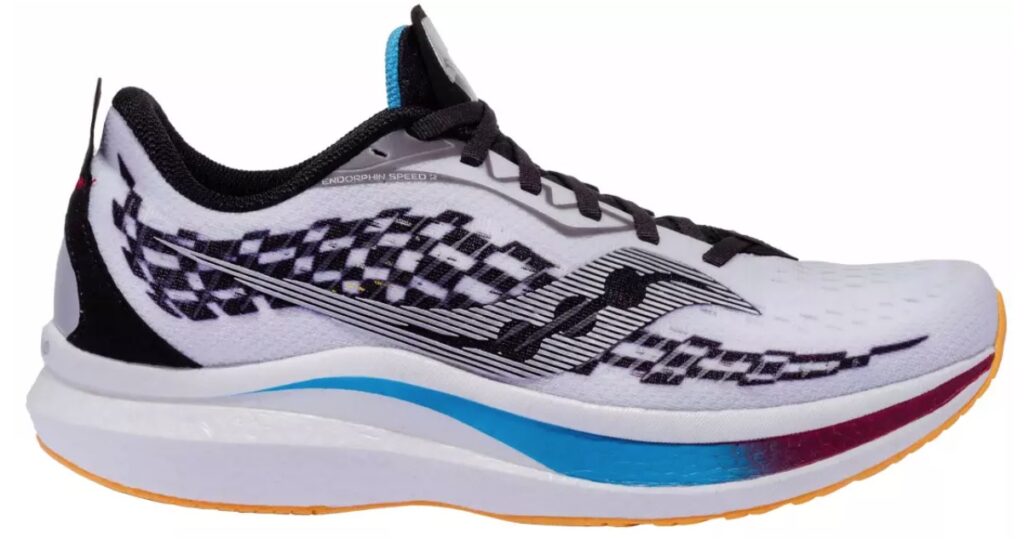 Men's Saucony Endorphin Speed 2 Sneaker; 20 Best Tennis Shoes for High Arches