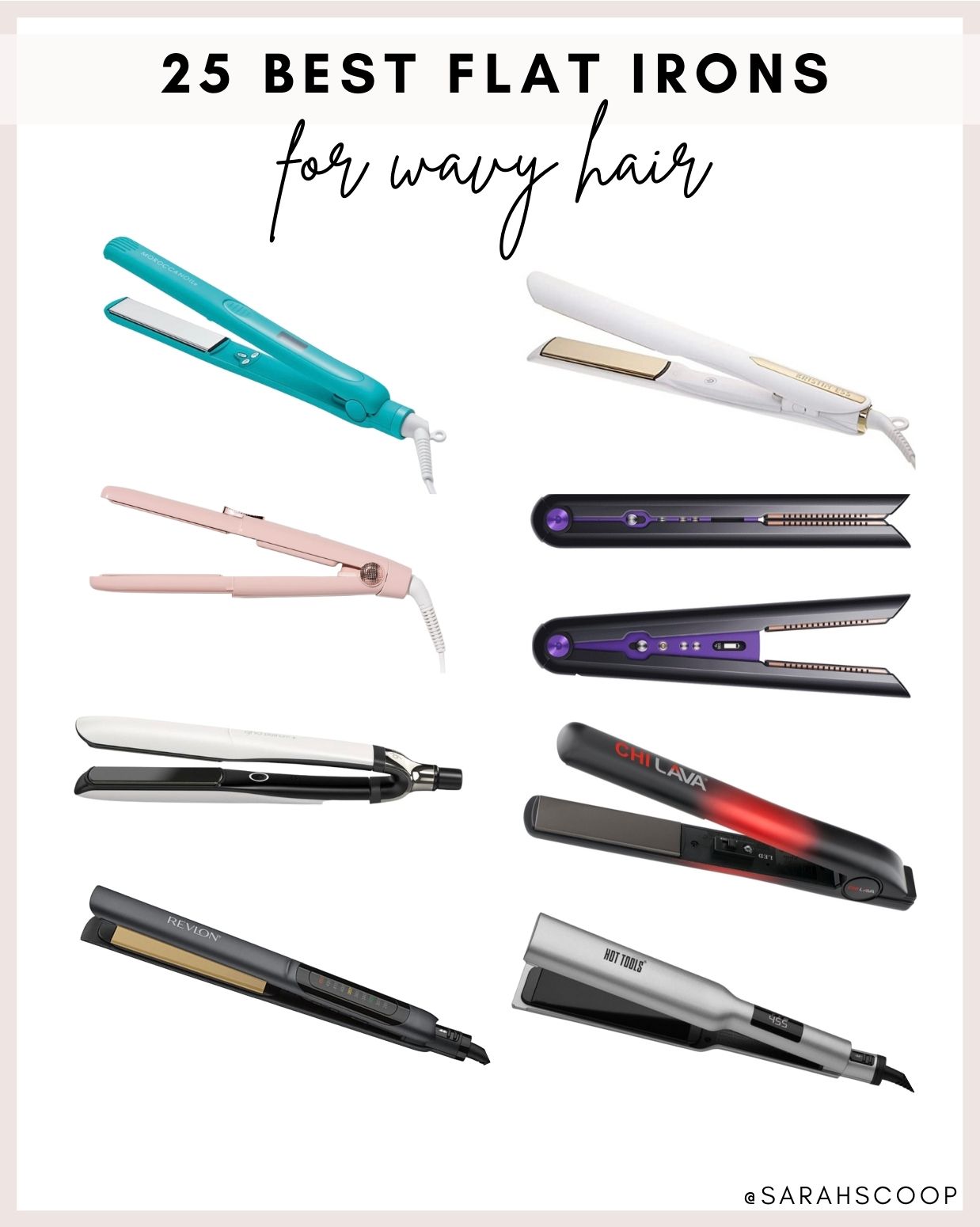 25 Best Flat Irons For Wavy Hair [2023] - Sarah Scoop