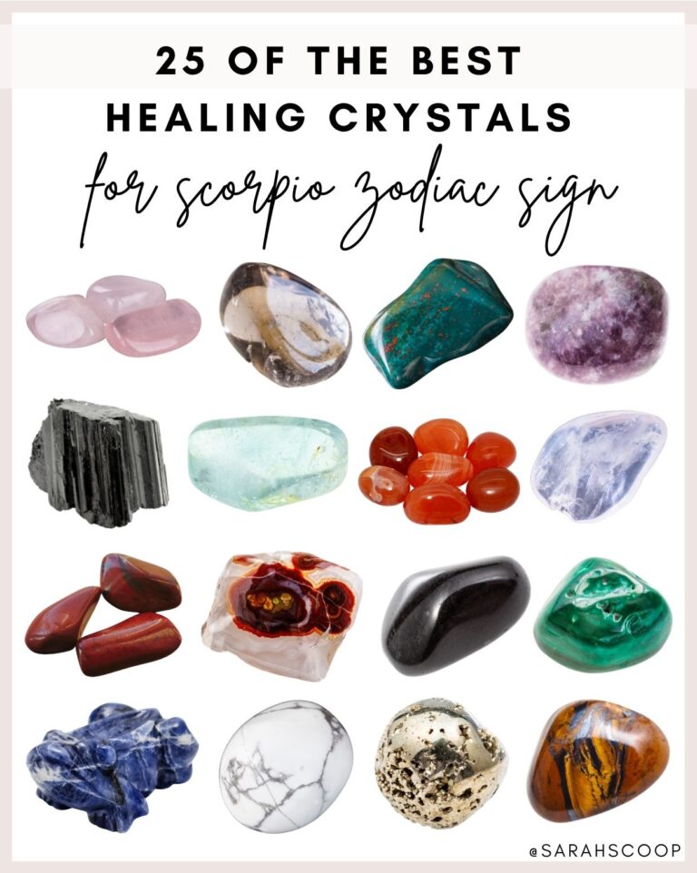 25 Of The Best Healing Crystals For Scorpio Zodiac Sign