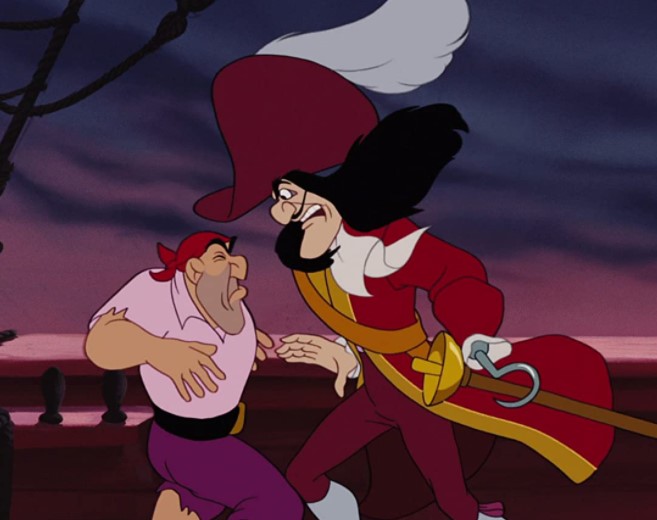 captain hook and pirate