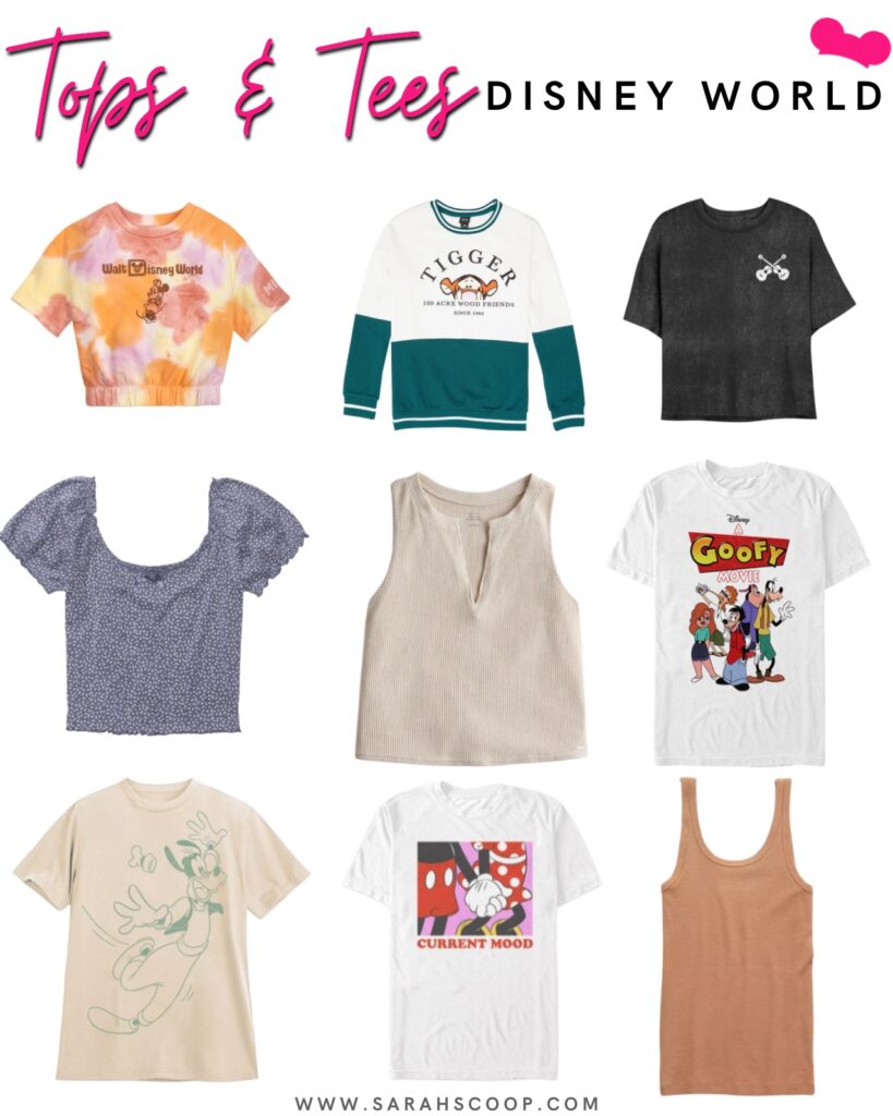 What to Wear to Disney World in March; Tops and Tees to Wear to Disney World