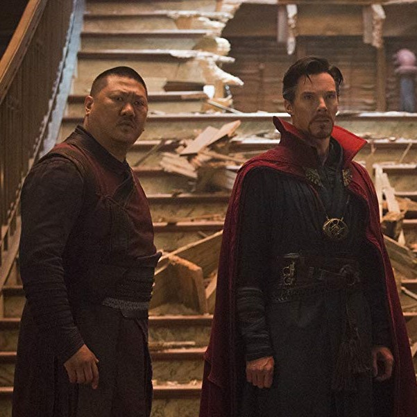 Benedict Wong and Benedict Cumberbatch in Avengers: Infinity War (2018)
