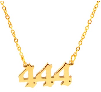 Gold Angel Number Necklace