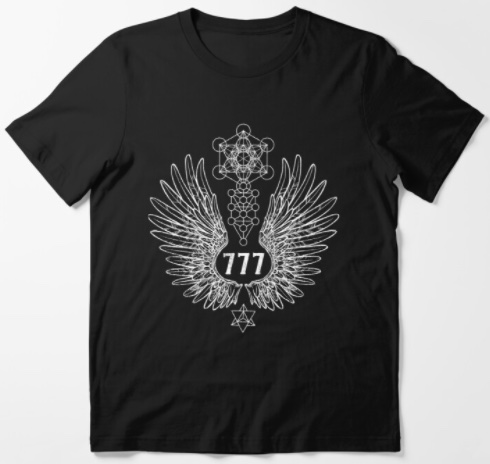 Angel Number 777 Sacred Geometry Essential T-Shirt