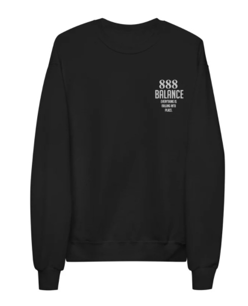 888 Angel Number Embroidered Sweatshirt