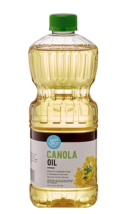 Pictured is canola oil
