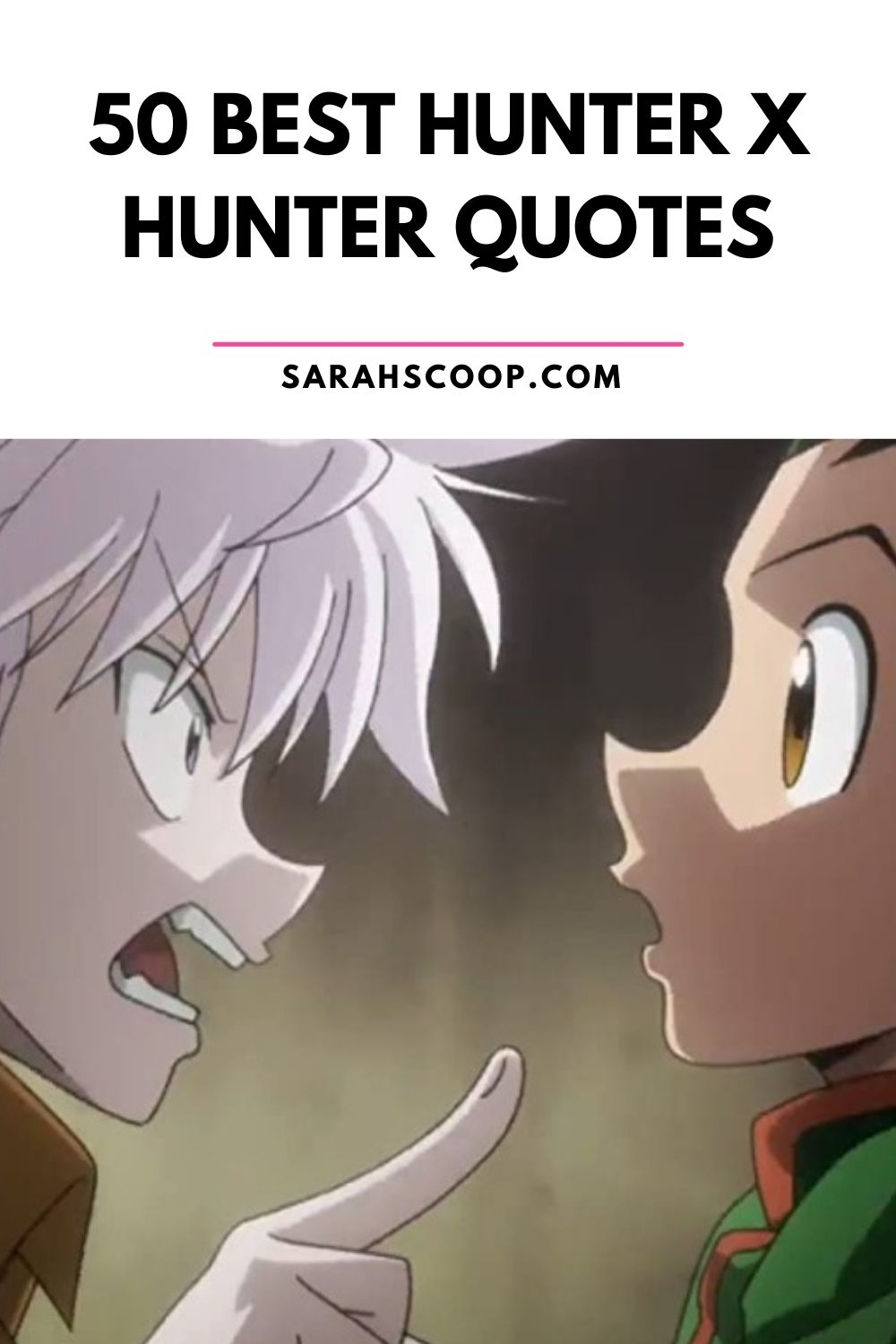 50 Best Hunter x Hunter Quotes - Sarah Scoop