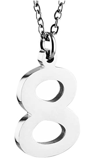 number 8 necklace
