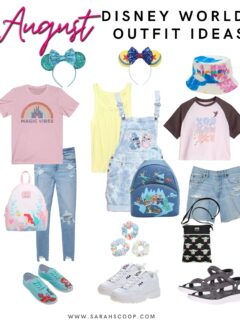 Disney World outfit ideas for August.