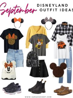 Disneyland outfit ideas for what to wear in September at Disneyland.